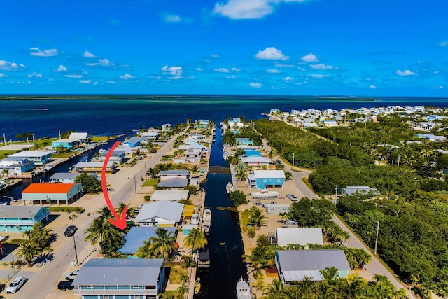 31034 Hollerich Dr, Big Pine, FL 33043 - aerial overview of property's location with a large body of water