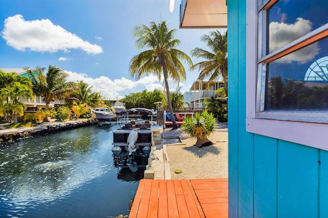 31034 Hollerich Dr, Big Pine, FL 33043 - dock area featuring a water view