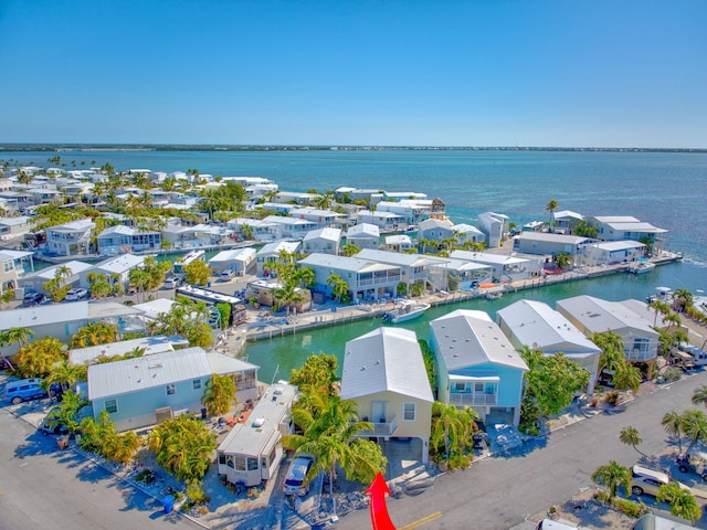 701 Spanish Main Dr Unit 77, Cudjoe, FL 33042 - aerial perspective of suburban area with a large body of water