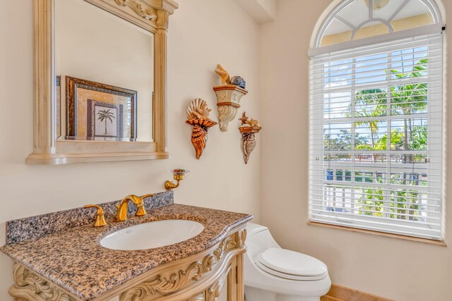 160 1st St, Key Colony, FL 33051 - bathroom featuring vanity and toilet
