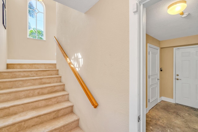 160 1st St, Key Colony, FL 33051 - stairway featuring concrete flooring