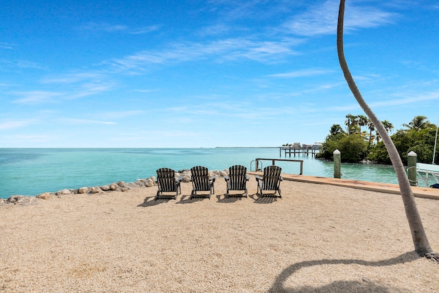1215 97th St Unit 6, Marathon, FL 33050 - water view with a dock