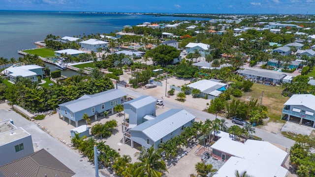 930 80th St, Marathon, FL 33050 - aerial perspective of suburban area featuring a nearby body of water