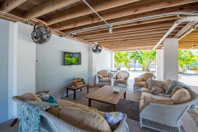 930 80th St, Marathon, FL 33050 - view of patio with an outdoor living space