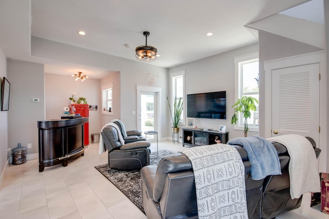 930 80th St, Marathon, FL 33050 - living room featuring plenty of natural light and recessed lighting