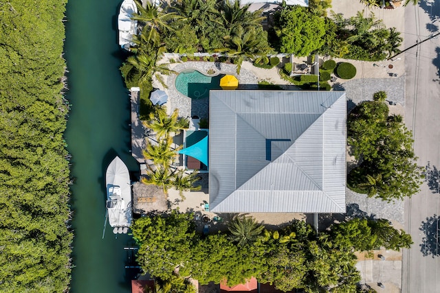 835 70th St, Gulf, Marathon, FL 33050 - aerial view of a pool