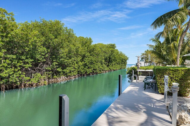 835 70th St, Gulf, Marathon, FL 33050 - dock area with a water view
