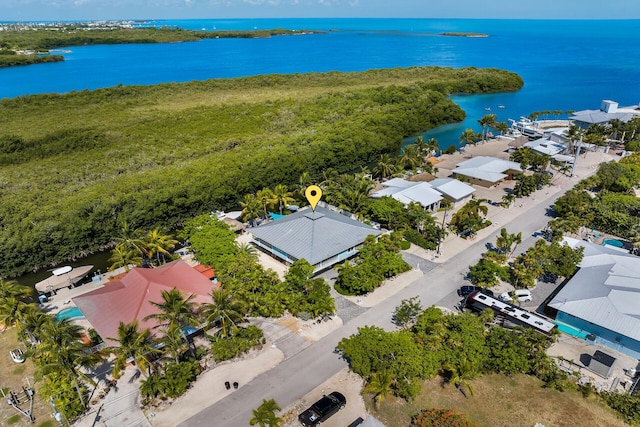 835 70th St, Gulf, Marathon, FL 33050 - aerial view of residential area with a large body of water
