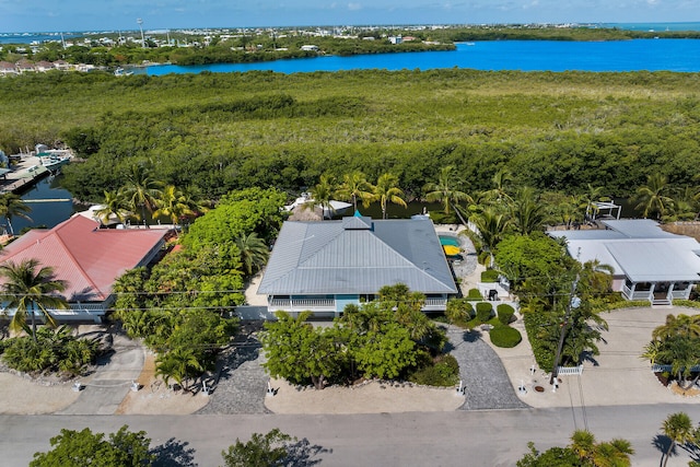 835 70th St, Gulf, Marathon, FL 33050 - view from above of property with a large body of water