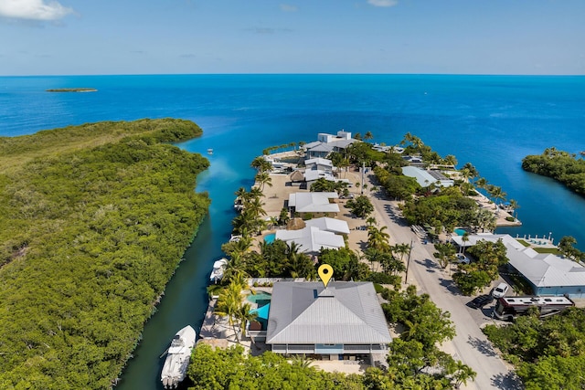 835 70th St, Gulf, Marathon, FL 33050 - drone / aerial view of a nearby body of water