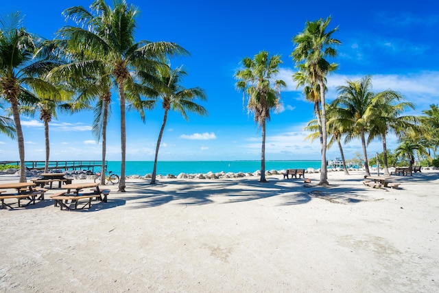 210 14th St, Key Colony, FL 33051 - view of community with a water view