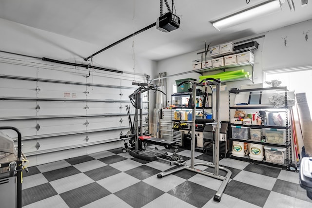 210 14th St, Key Colony, FL 33051 - workout area featuring a garage
