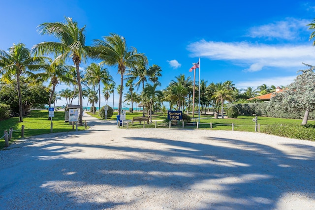 210 14th St, Key Colony, FL 33051 - view of property's community with a lawn