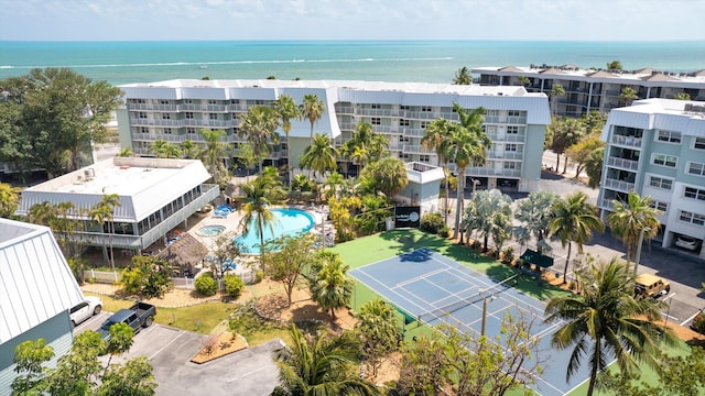 1901 Roosevelt Blvd Unit 404S, Key West, FL 33040 - drone / aerial view featuring a water view