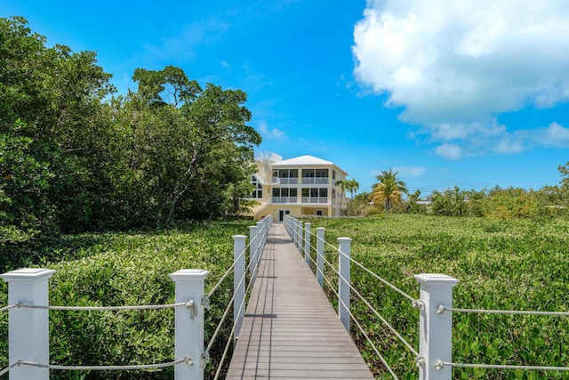 view of property's community