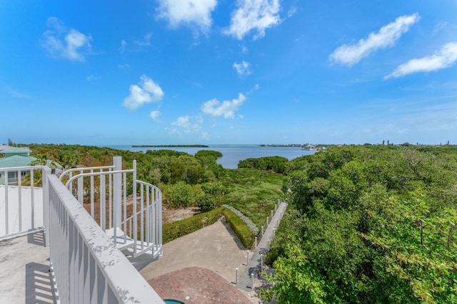 property view of water