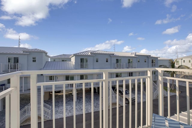 balcony featuring a residential view