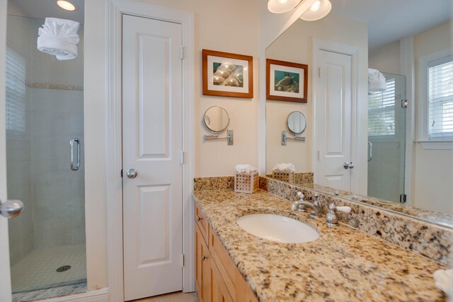 2600 Overseas Hwy Unit 5, Marathon, FL 33050 - full bath featuring vanity and a shower stall