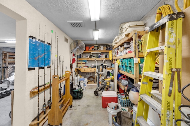 storage room with visible vents