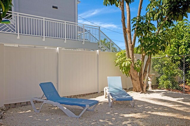 view of patio / terrace with fence