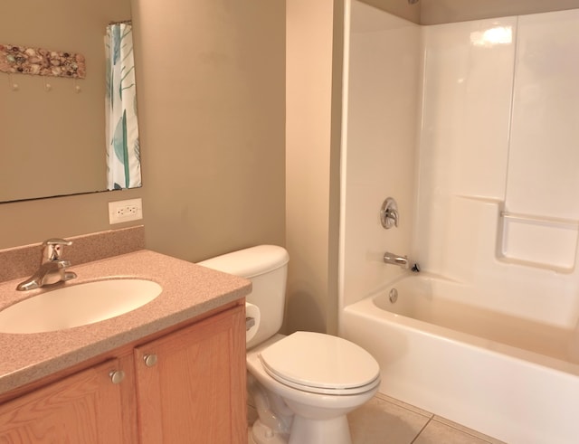1590 Dolphin Dr, Marathon, FL 33050 - full bathroom featuring vanity, tile patterned flooring, and shower / bathtub combination with curtain