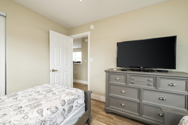 11282 2nd Ave, Ocean, Marathon, FL 33050 - bedroom featuring baseboards and light wood finished floors