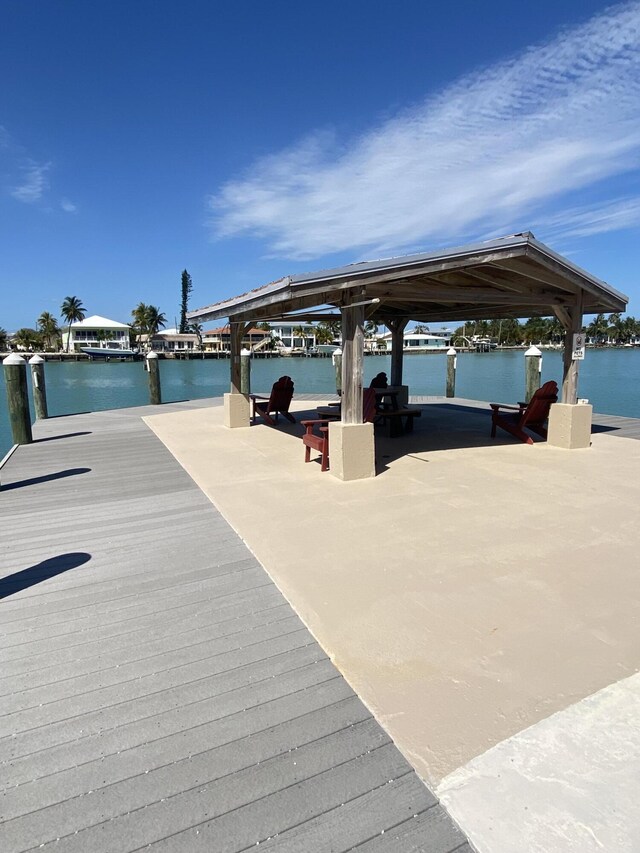 2000 Coco Plum Dr Unit 603, Marathon, FL 33050 - dock area featuring a water view