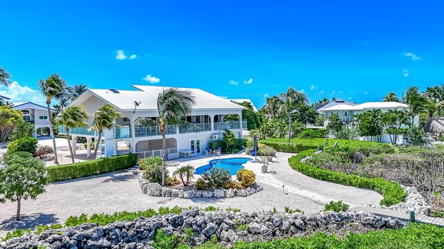 359 Stirrup Key Blvd, Marathon, FL 33050 - swimming pool with a patio area and a hot tub