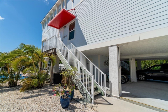 219 Sombrero Beach Rd Unit 2, Marathon, FL 33050 - view of home's exterior with stairs