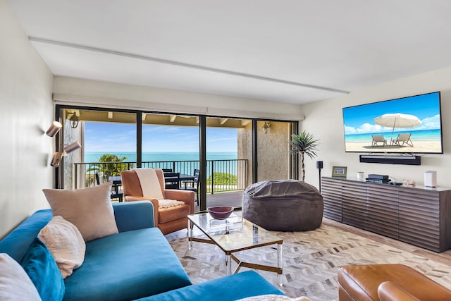 1133 Ocean Dr Unit 4, Marathon, FL 33050 - living room featuring plenty of natural light