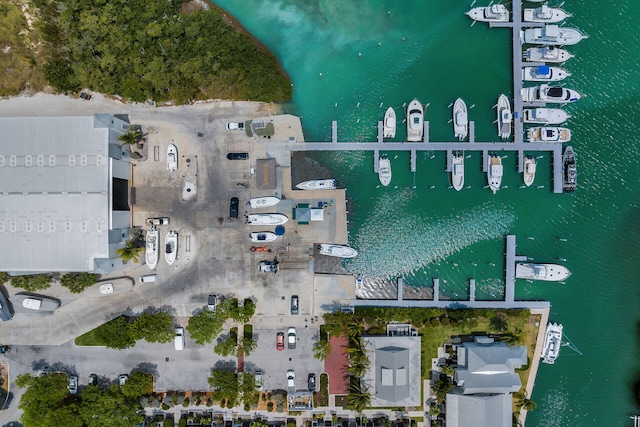 1133 Ocean Dr Unit 4, Marathon, FL 33050 - aerial view of property's location featuring a large body of water and numerous boat docks