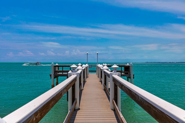 1133 Ocean Dr Unit 4, Marathon, FL 33050 - dock area with a water view