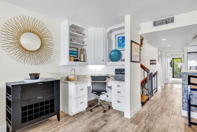 1133 Ocean Dr Unit 4, Marathon, FL 33050 - office with light wood-style floors and baseboards