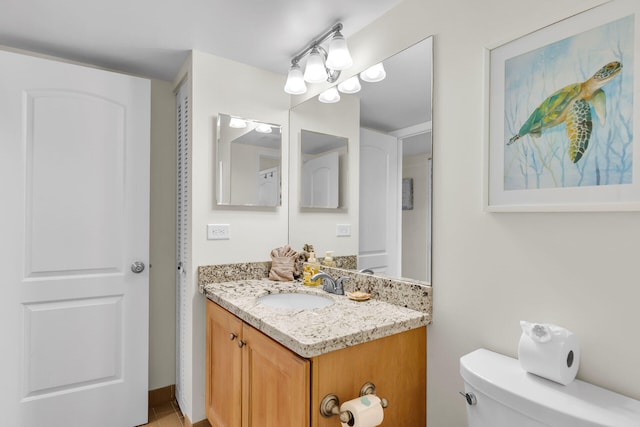 1133 Ocean Dr Unit 4, Marathon, FL 33050 - half bath featuring toilet and vanity