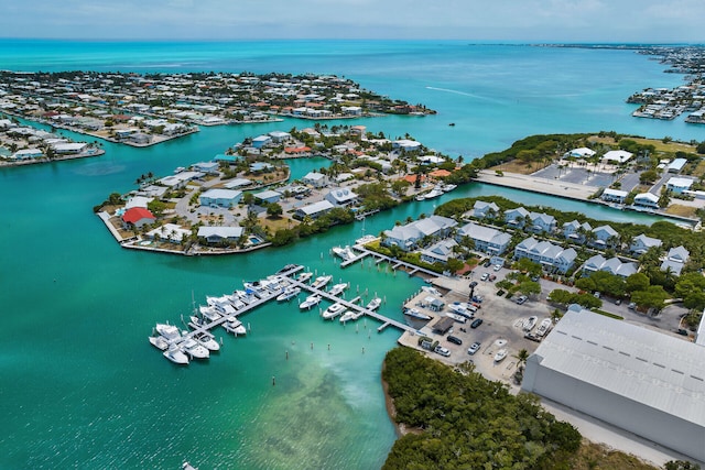 1133 Ocean Dr Unit 4, Marathon, FL 33050 - aerial view of residential area featuring a large body of water