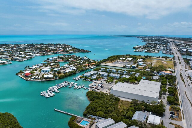 1133 Ocean Dr Unit 4, Marathon, FL 33050 - aerial view of a nearby body of water and numerous boat docks