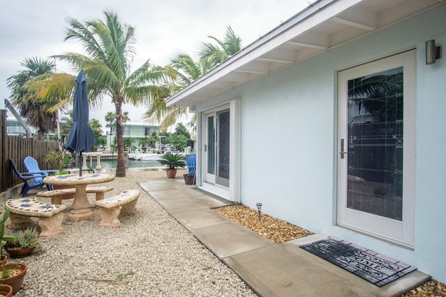 341 3rd St, Key Colony, FL 33051 - view of patio / terrace featuring fence