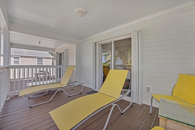 5081 Sunset Village Dr, Duck, FL 33050 - view of wooden terrace