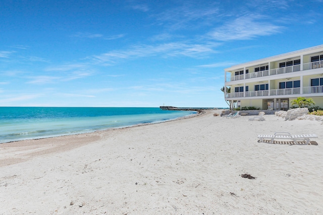 501 Ocean Dr Unit 17, Key Colony, FL 33051 - water view featuring local beach