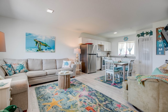 10877 Overseas Hwy Unit 81, Marathon, FL 33050 - living area with light wood-style floors