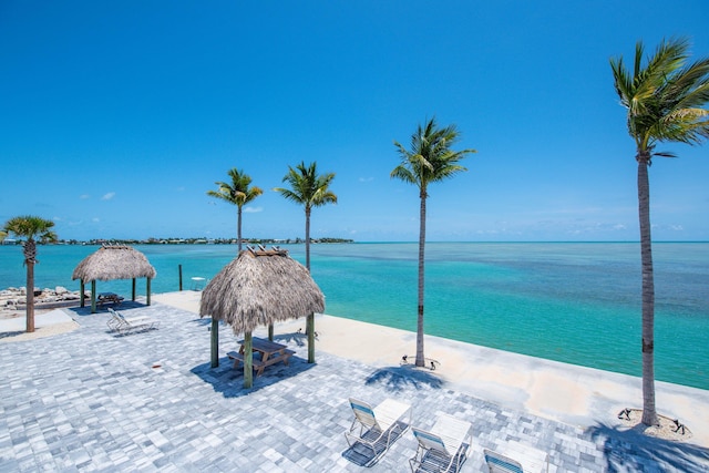 10877 Overseas Hwy Unit 81, Marathon, FL 33050 - water view featuring a gazebo