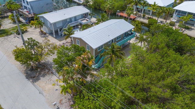 22878 Privateer Dr, Cudjoe, FL 33042 - view from above of property with a nearby body of water