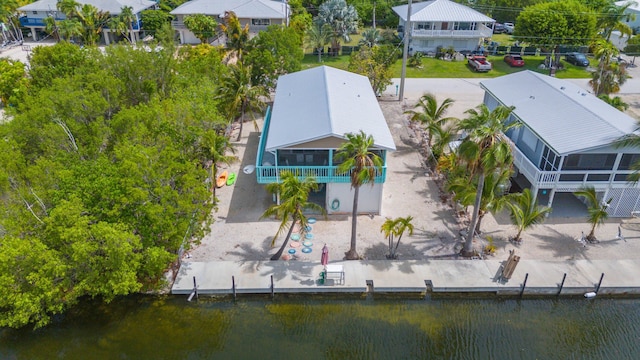 22878 Privateer Dr, Cudjoe, FL 33042 - aerial view of property and surrounding area with a nearby body of water