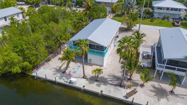 22878 Privateer Dr, Cudjoe, FL 33042 - view from above of property featuring a nearby body of water