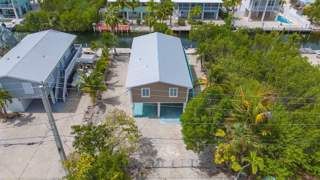 22878 Privateer Dr, Cudjoe, FL 33042 - view of subject property with a pool and a nearby body of water