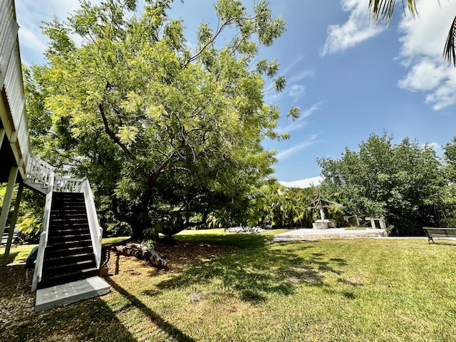19749 Date Palm Dr, Sugarloaf, FL 33042 - view of yard with stairway