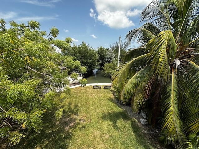 19749 Date Palm Dr, Sugarloaf, FL 33042 - view of yard with a water view