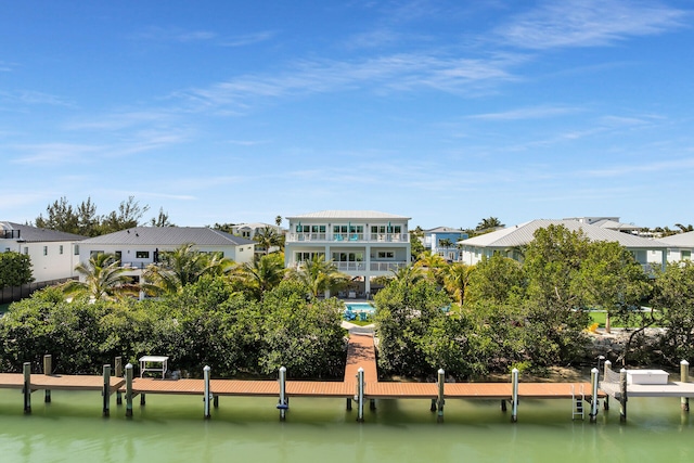 exterior space with a residential view