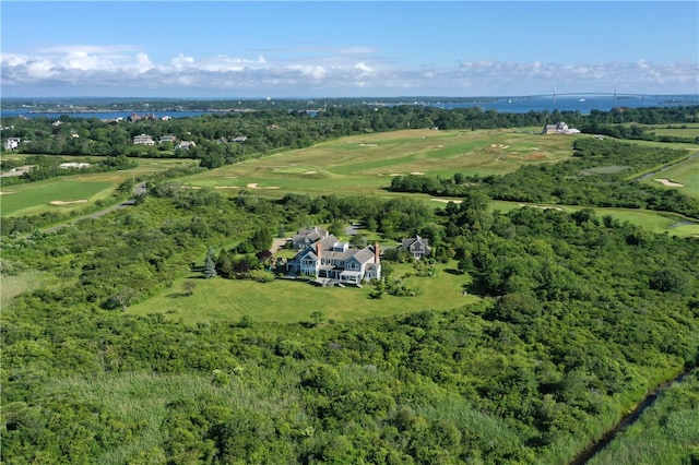 bird's eye view featuring a rural view