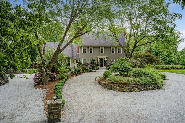 view of colonial inspired home